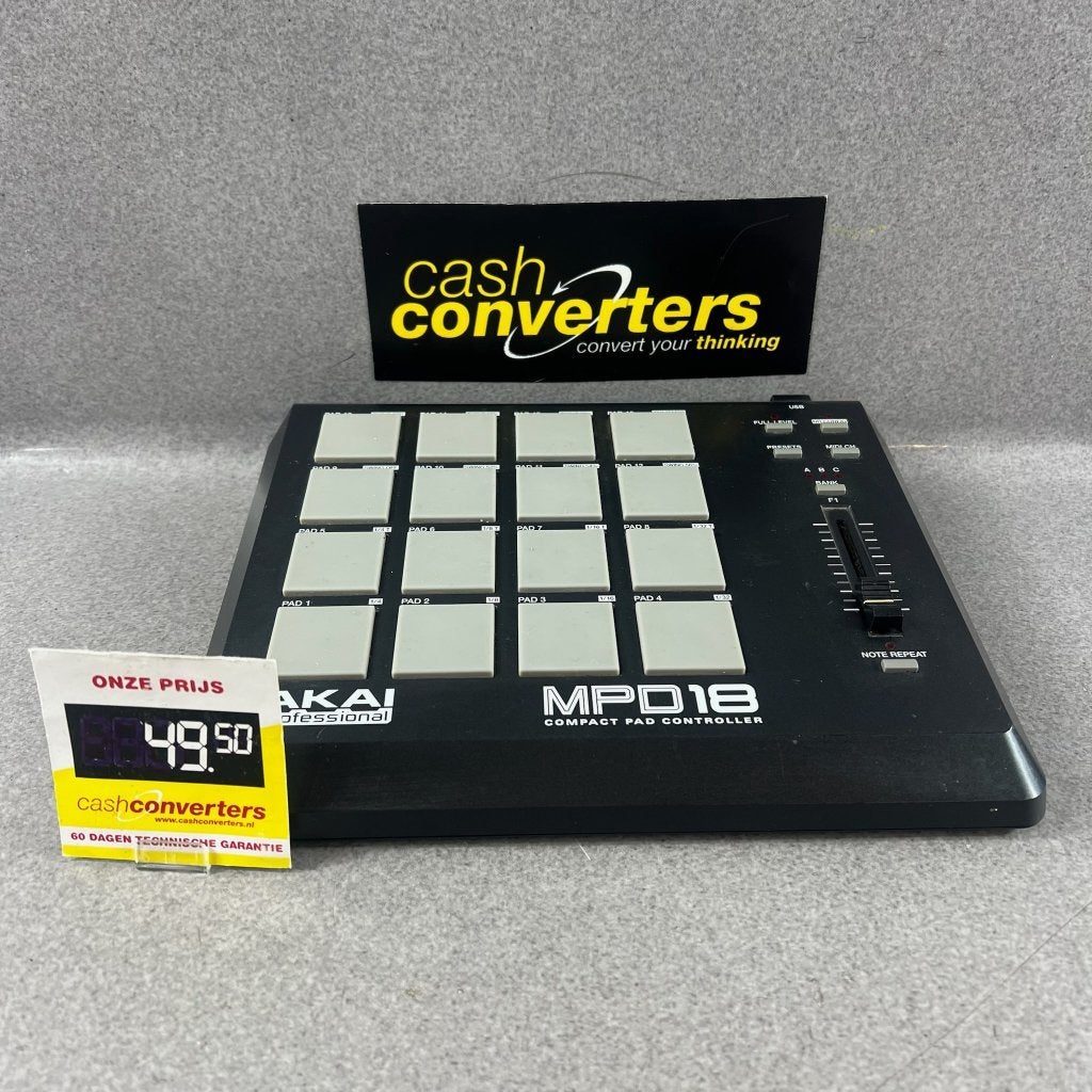 Akai MPD18 Drumcomputer | met kabel | 417314, Ophalen of Verzenden, Gebruikt, Overige merken