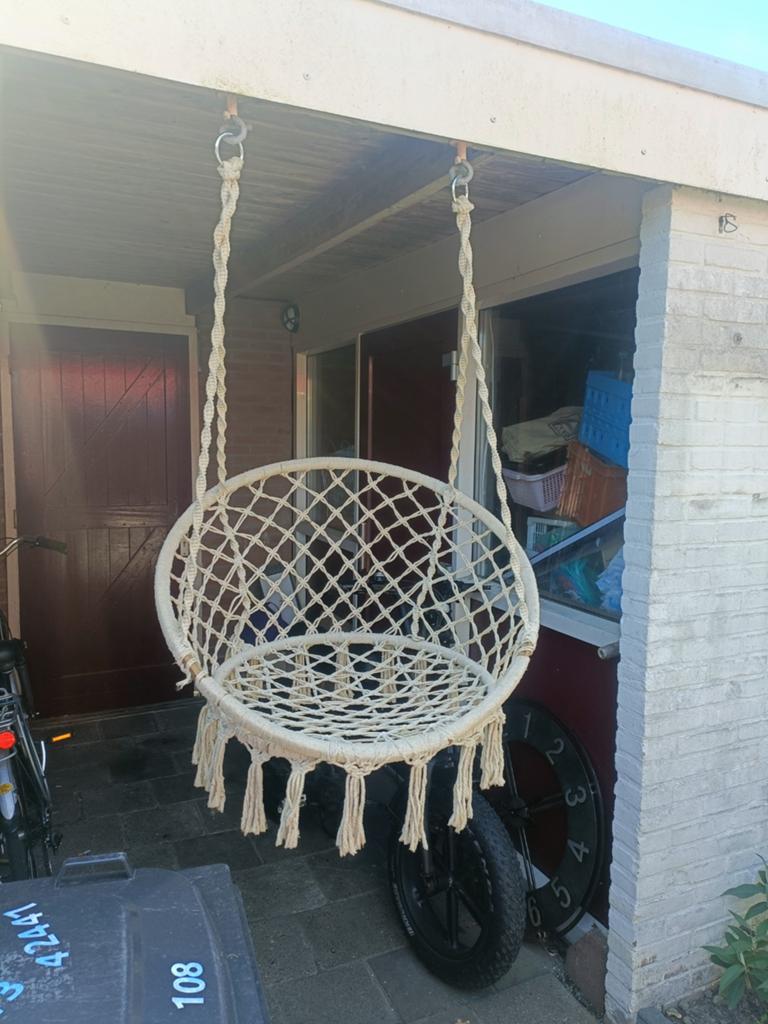 Hangstoel Ibiza stijl., Ophalen, Zo goed als nieuw