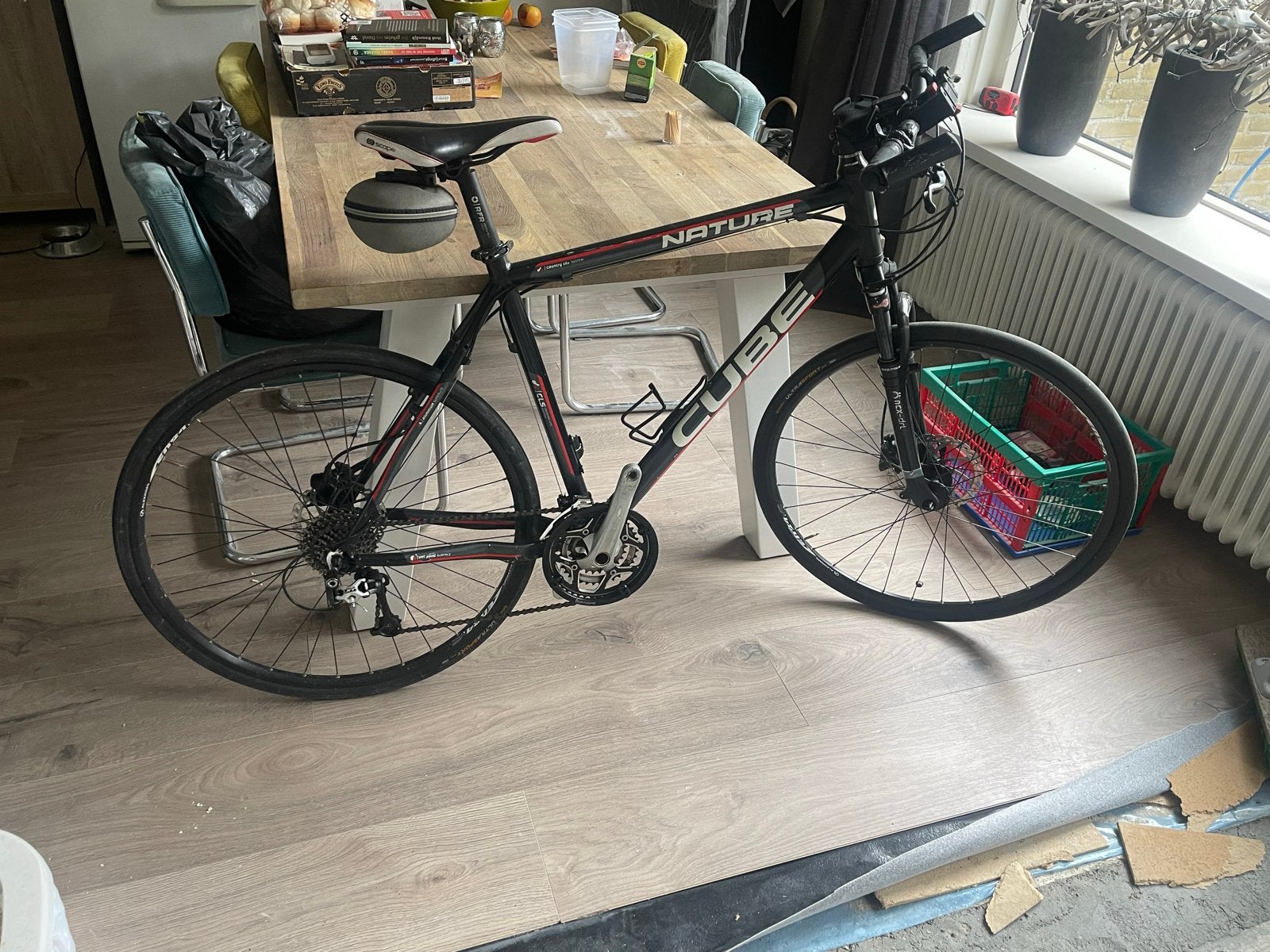 Cube Nature Hybride Fiets - Zo goed als nieuw, Overige merken, Versnellingen, Ophalen of Verzenden, Zo goed als nieuw