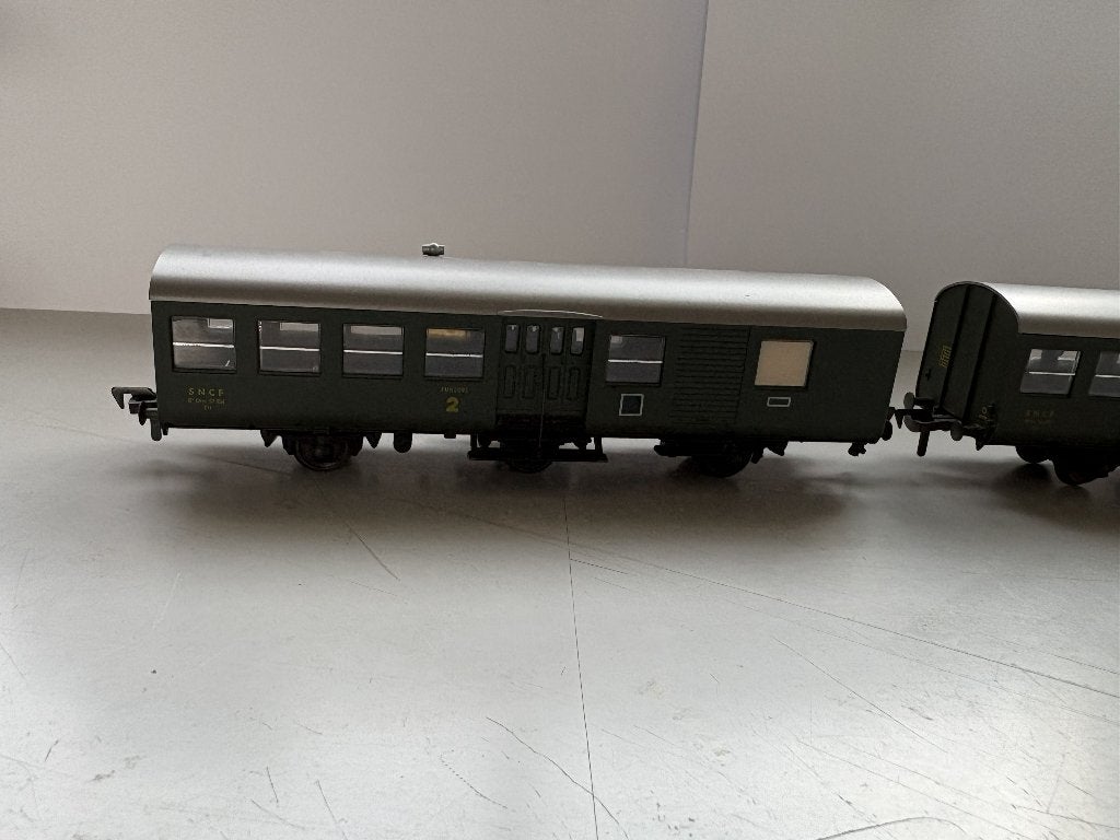 Fleischmann 1442 en 1443 wagons. (sncf), Gelijkstroom, Fleischmann, Wagon, Ophalen of Verzenden