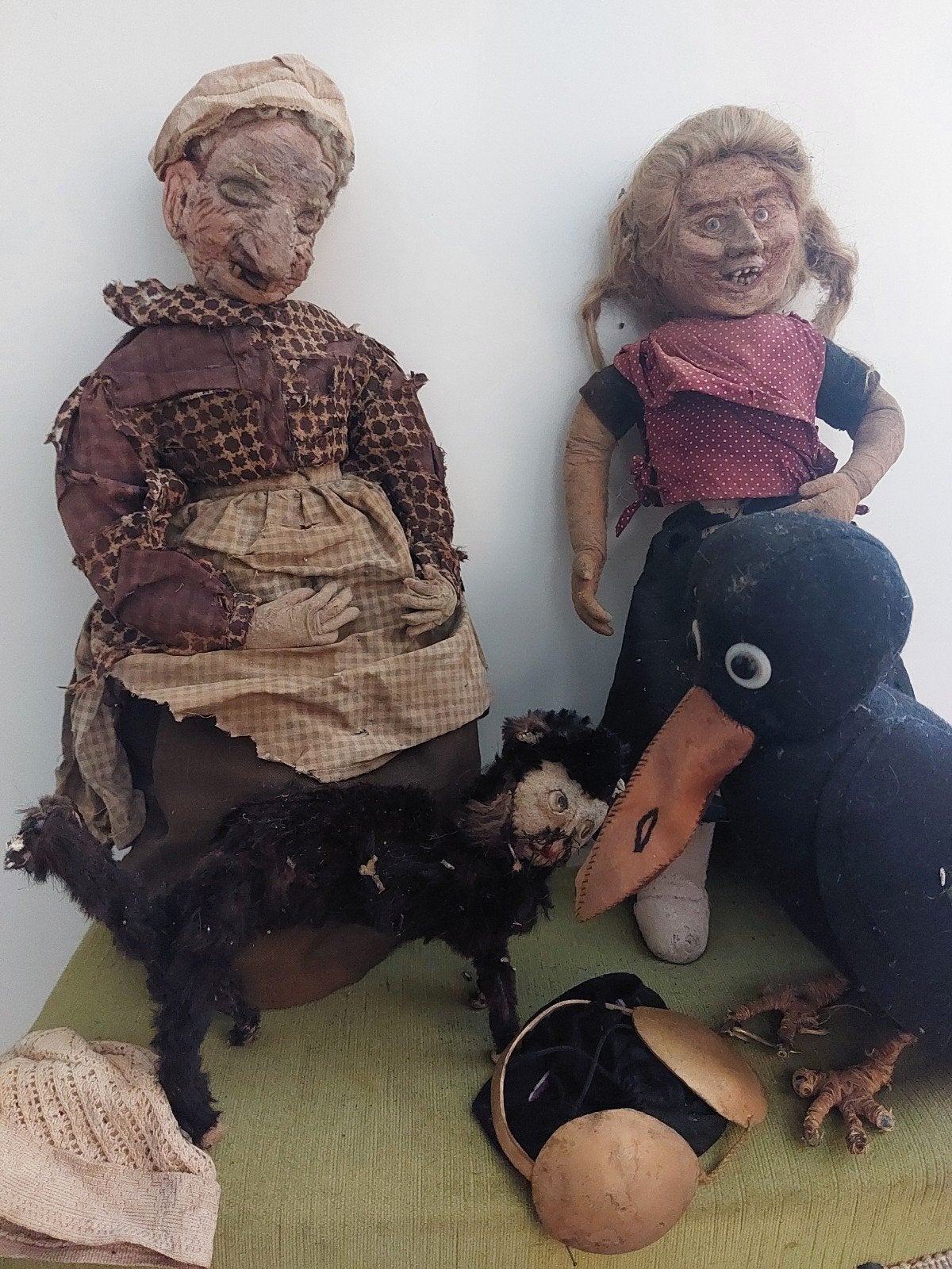Unieke handgemaakte poppen en dierenfiguren, Ophalen of Verzenden