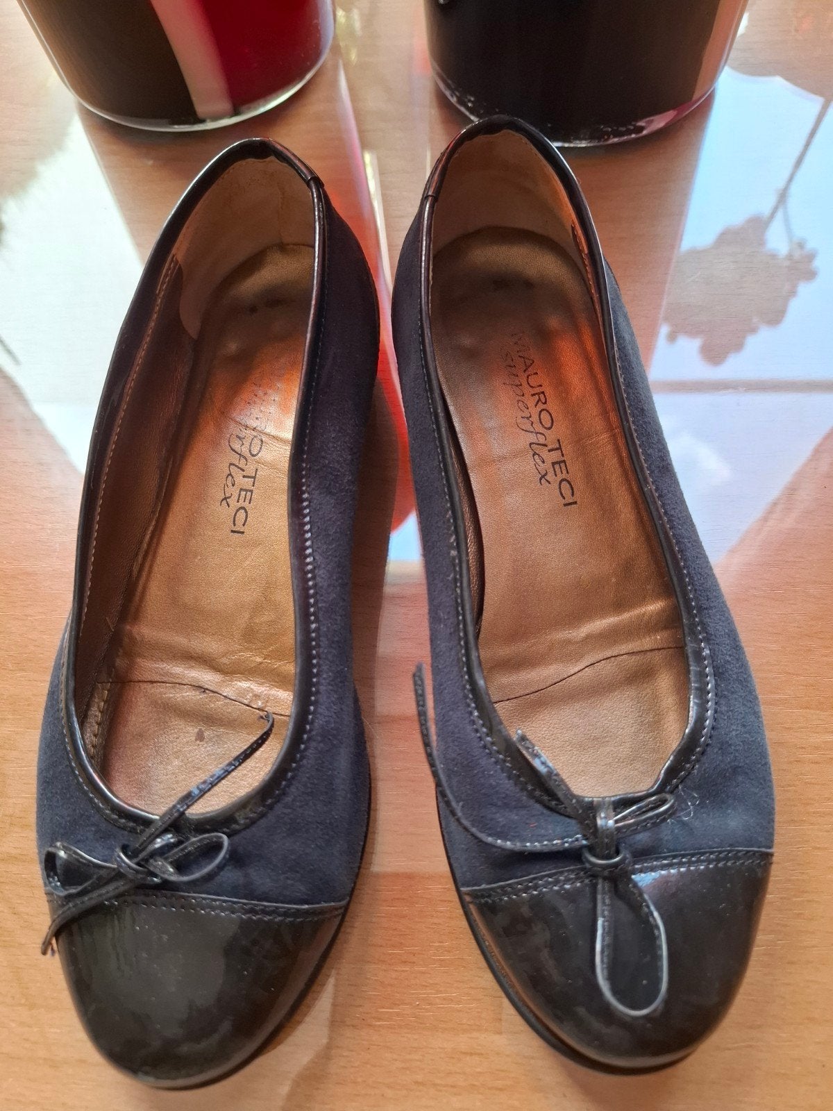 Mauro Teci donkerblauwe suède ballerina's maat 35, Kleding | Dames, Schoenen, Mauro Teci, Ballerina's, Gedragen, Verzenden