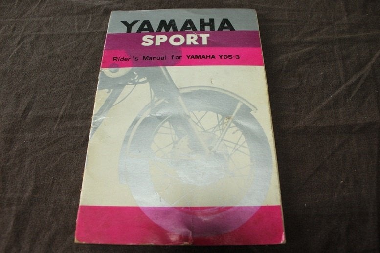 Yamaha YDS-3 1964 250cc twin motorcycle rider's manual, Ophalen of Verzenden, Yamaha