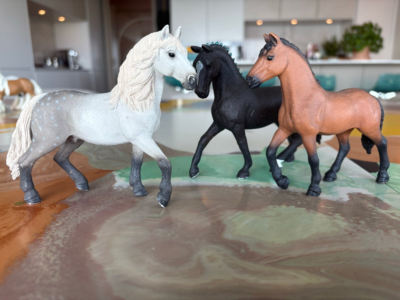 Schleich paarden set - 3 stuks, Ophalen of Verzenden, Zo goed als nieuw, Jongen of Meisje