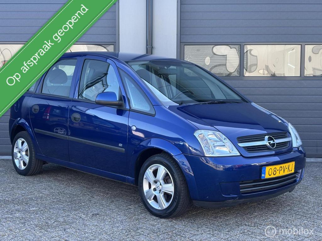 Opel Meriva 1.4-16V Maxx Cool Uitvoering // 78.Dkm Nap, Auto's, Voorwielaandrijving, 4 cilinders, Startonderbreker, Blauw