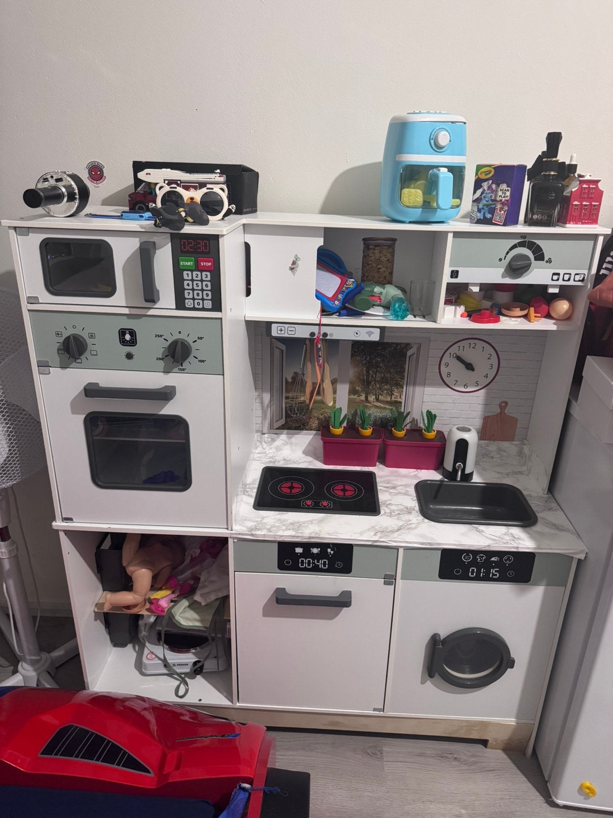 Leuke en volledig functionerende speelgoedkeuken te koop., Kinderen en Baby's, Ophalen, Zo goed als nieuw