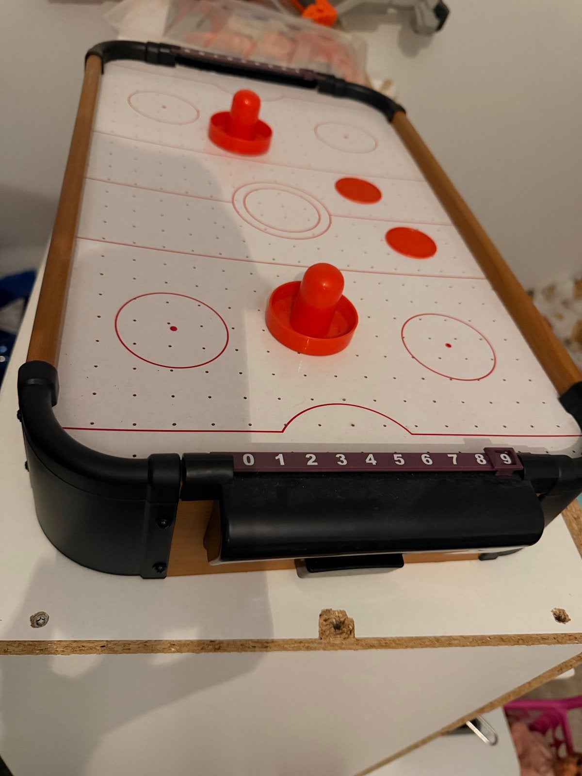 Tafel Airhockey Spel, Een of twee spelers, Ophalen, Gebruikt