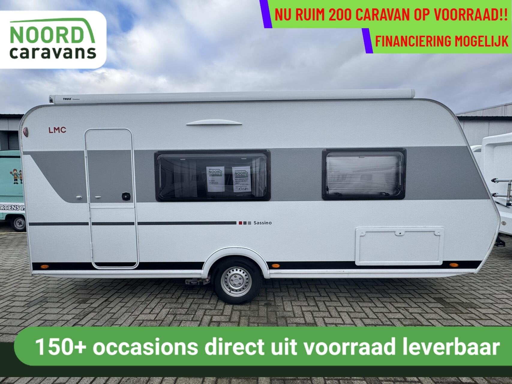 LMC SASSINO 470 FRANSBED + MOVER + CASSETTE LUIFEL + GFK DAK, Caravans en Kamperen, Caravans, Mover, 7 tot 8 meter, Bedrijf, LMC en Münsterland
