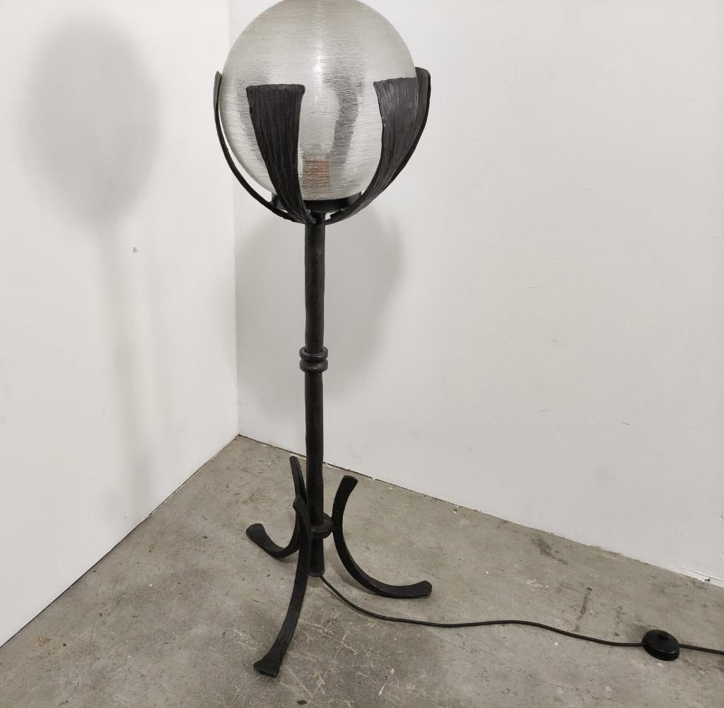 Brutalist design vloerlamp, Huis en Inrichting, Ophalen, Onbekend, Glas, Onbekend