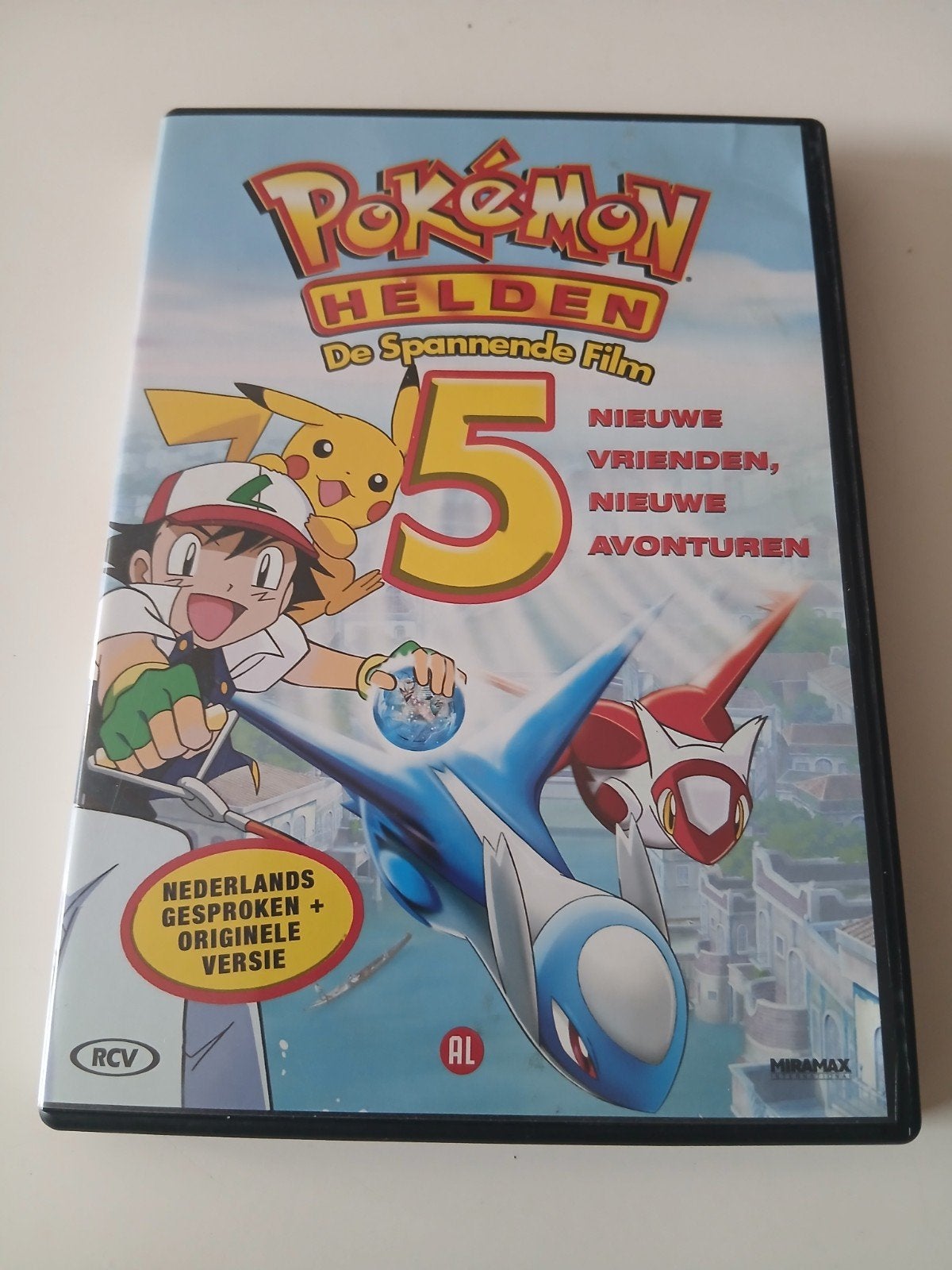 Pokemon Helden 5 - DVD, Cd's en Dvd's, Vanaf 6 jaar, Ophalen of Verzenden, Zo goed als nieuw, Anime (Japans)