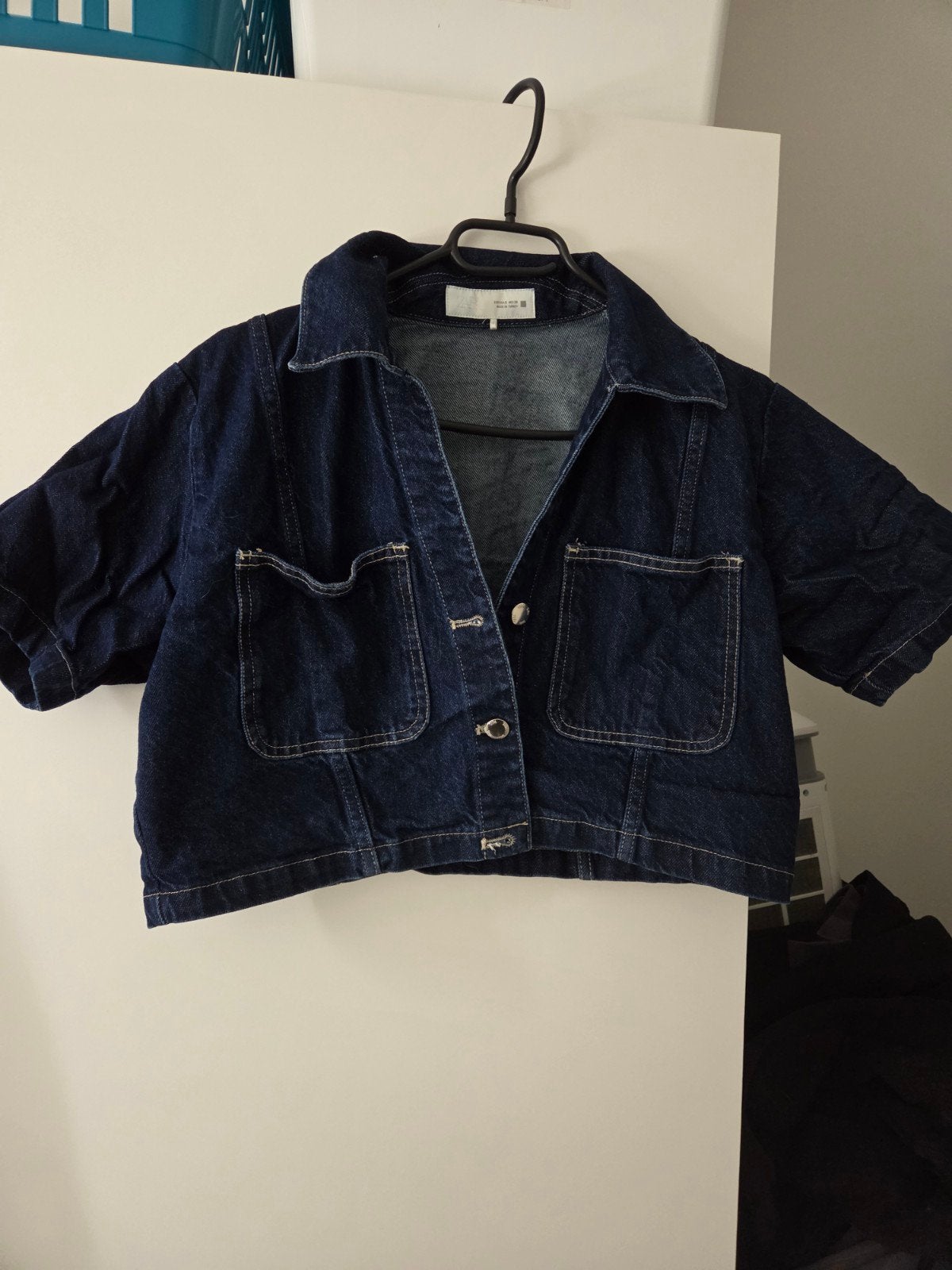 Zara spijkerjasje maat S, Kleding | Dames, Blauw, Zara, Ophalen of Verzenden, Zo goed als nieuw