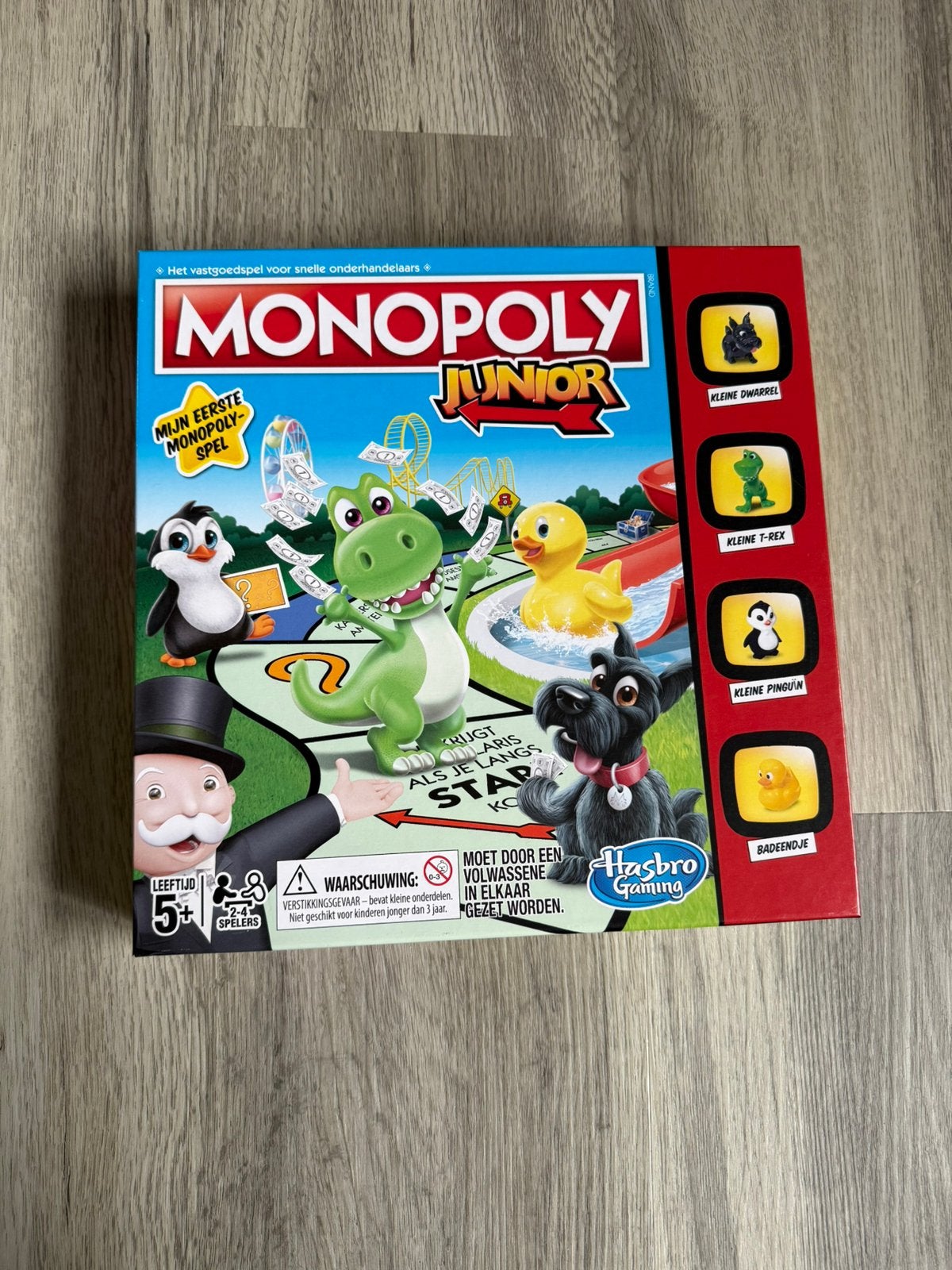 Monopoly Junior - Mijn Eerste Monopoly Spel, Drie of vier spelers, Ophalen of Verzenden, Zo goed als nieuw