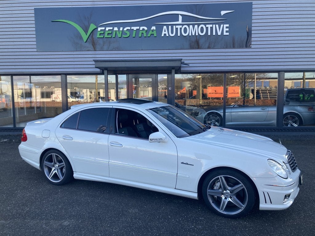 Mercedes-Benz E-Klasse Emotie & performance E 63 AMG 6.2 V8, Auto's, Achterwielaandrijving, Gebruikt, Wit, Leder