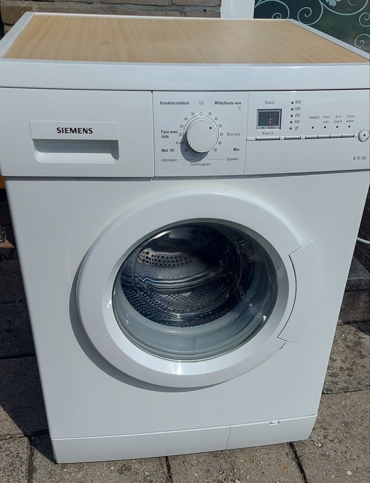 Keurig nette Siemens 1600 toeren  wasmachine, Witgoed en Apparatuur, Ophalen, 6 tot 8 kg, Gebruikt, 1600 toeren of meer