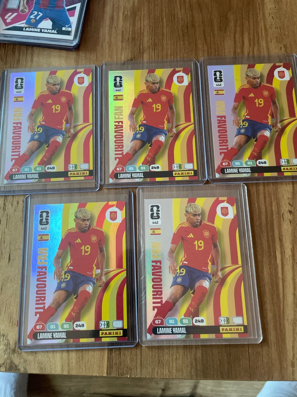 5x Lamine Yamal Panini FIFA 365 Adrenalyn XL Kaarten, Verzamelen, Sportartikelen en Voetbal, Ophalen of Verzenden, Zo goed als nieuw