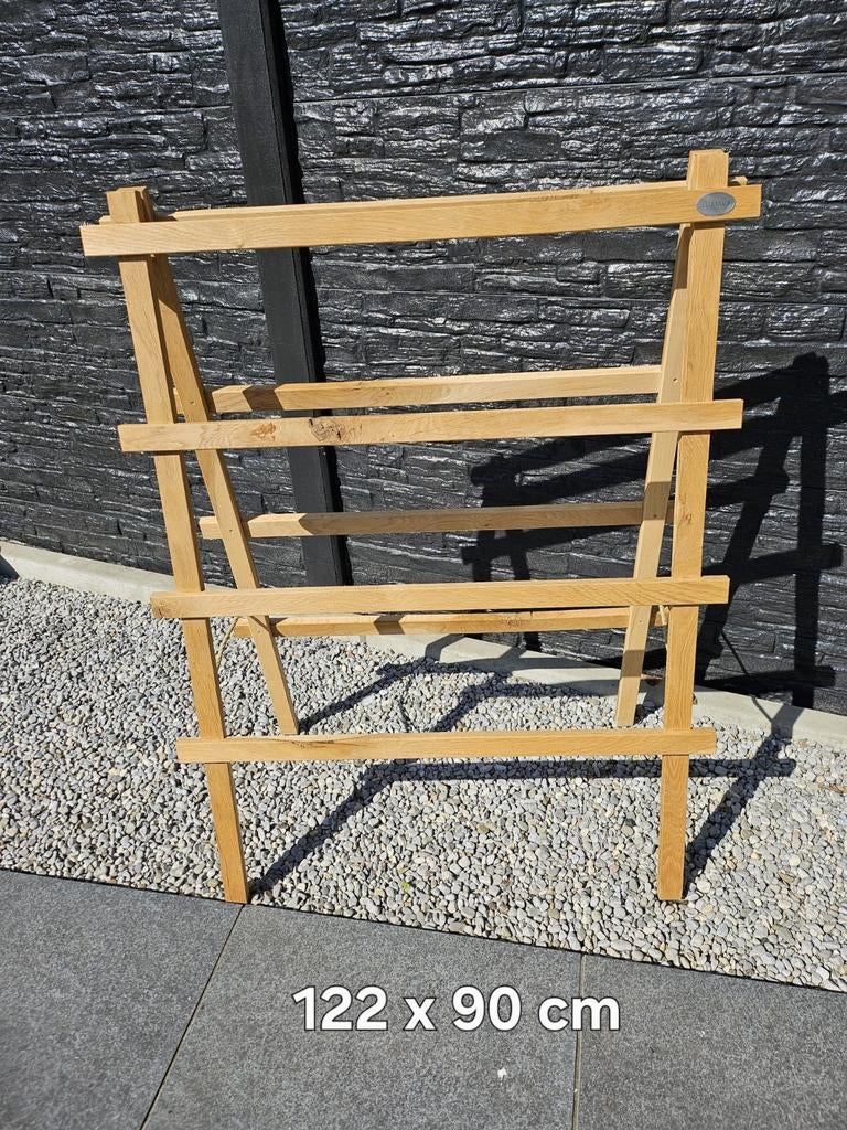 Riverdale eikenhout decoratief rek 122x90 cm, Ophalen, Zo goed als nieuw