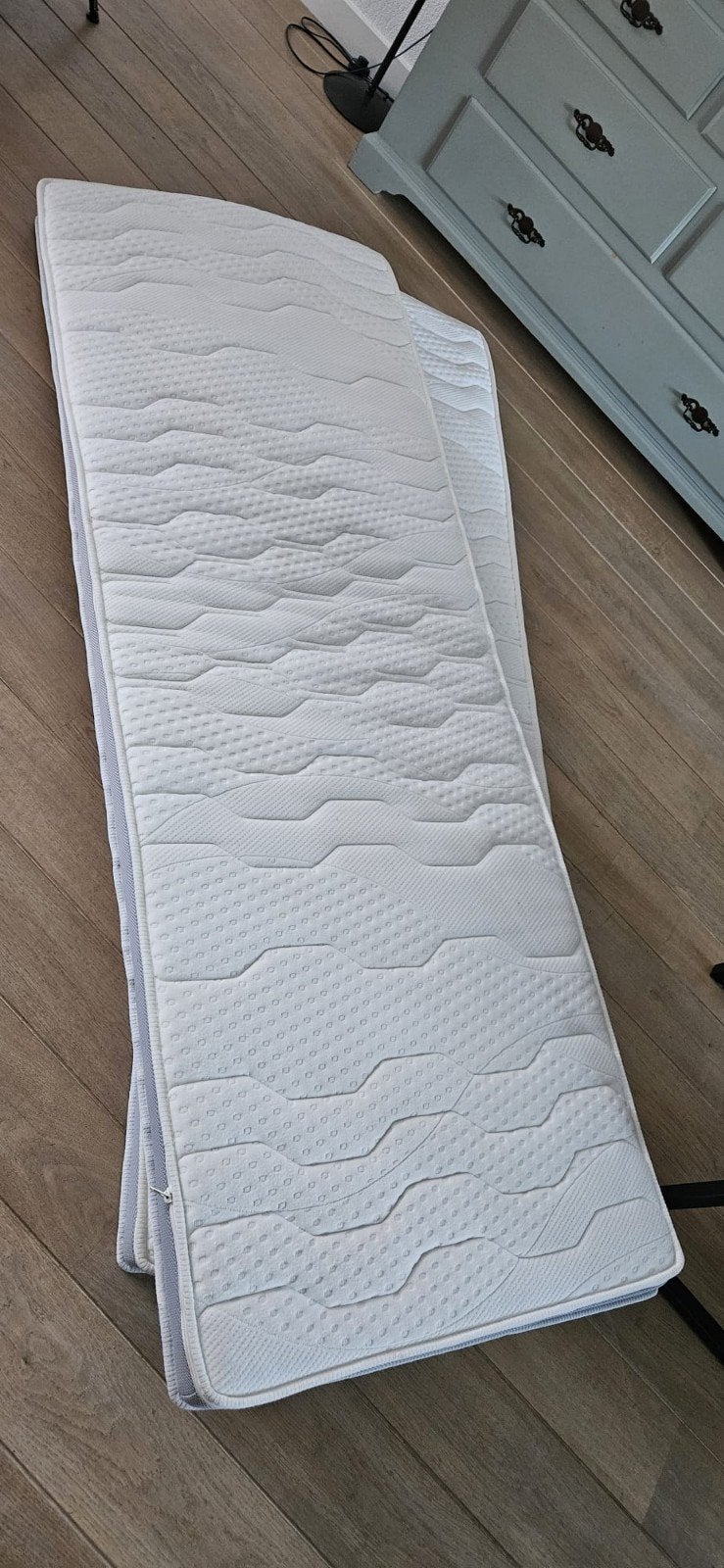 2 Matrastoppers 70x195 cm - Comfortabel en Hygiënisch, Ophalen, Gebruikt, 190 cm of minder, Matras