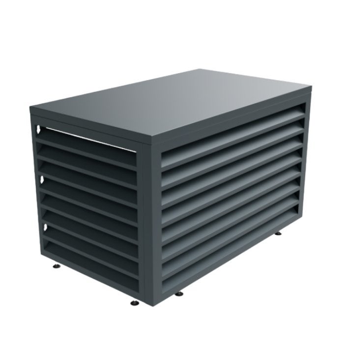 Aircover 1000 RAL 7016 Antraciet Airco Omkasting Nieuw, Koelen en Ontvochtigen, Timer, Nieuw, 3 snelheden of meer