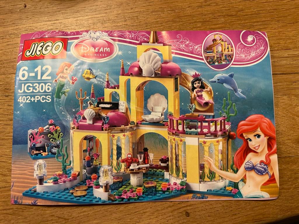 Jie-Gao Dream Princess JG306 Zeemeermin Kasteel, Ophalen of Verzenden, Nieuw, Overige merken