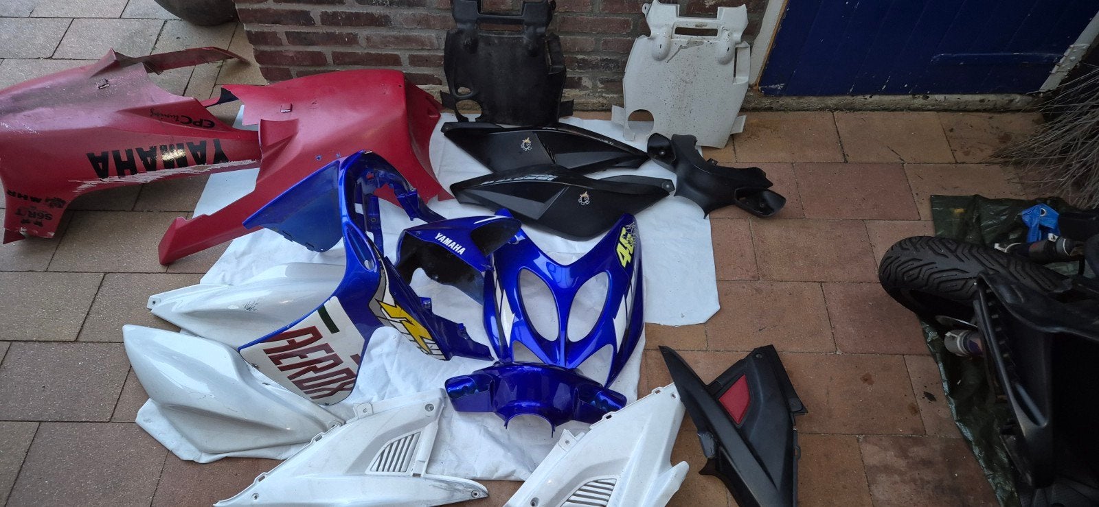 Yamaha aerox kappen diverse, Ophalen