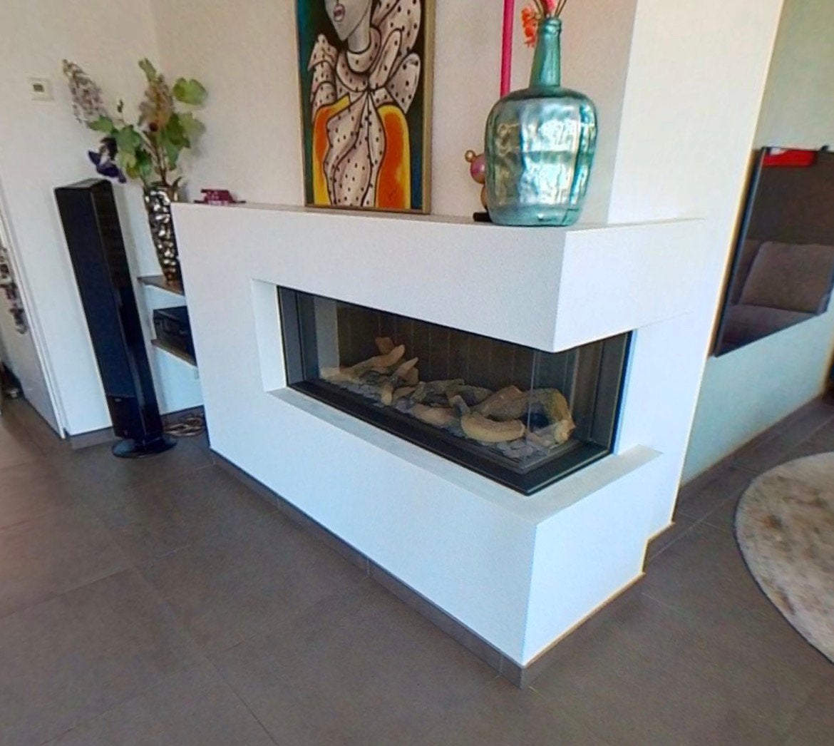 Bellfires Corner Large gashaard - gebruikt, Huis en Inrichting, Haarden, Ophalen, Gebruikt, Inbouwhaard, Gashaard