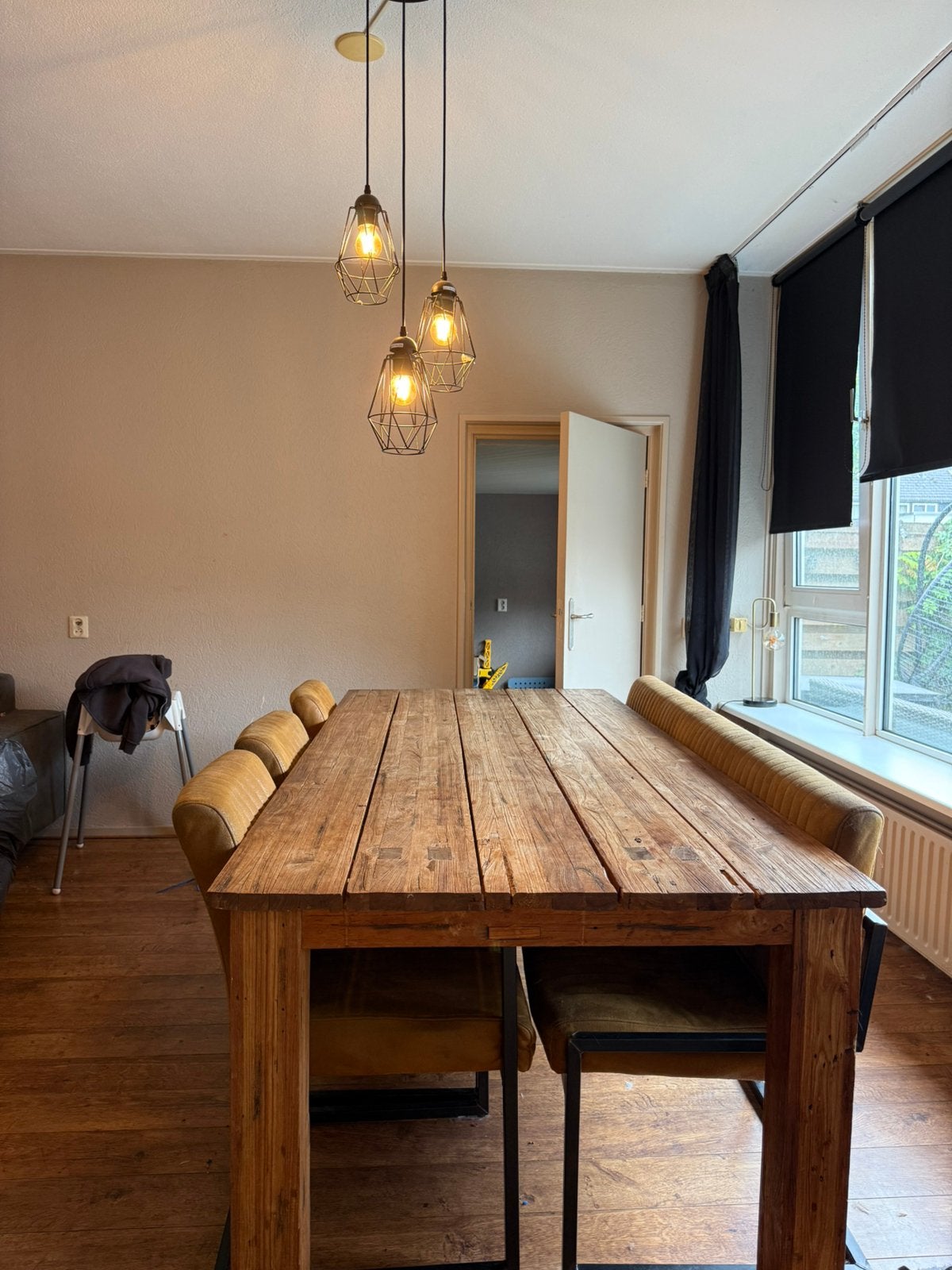 Eettafel, Ophalen, 100 tot 150 cm, 200 cm of meer, Zo goed als nieuw