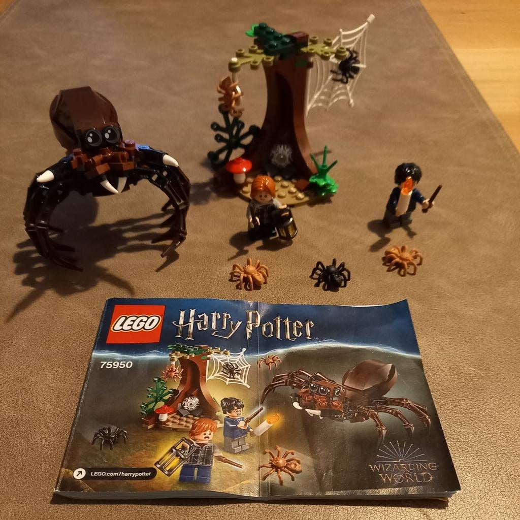 Lego Harry Potter 75950 Aragog's Hol compleet gedemonteerd, Ophalen of Verzenden, Zo goed als nieuw, Complete set, Lego