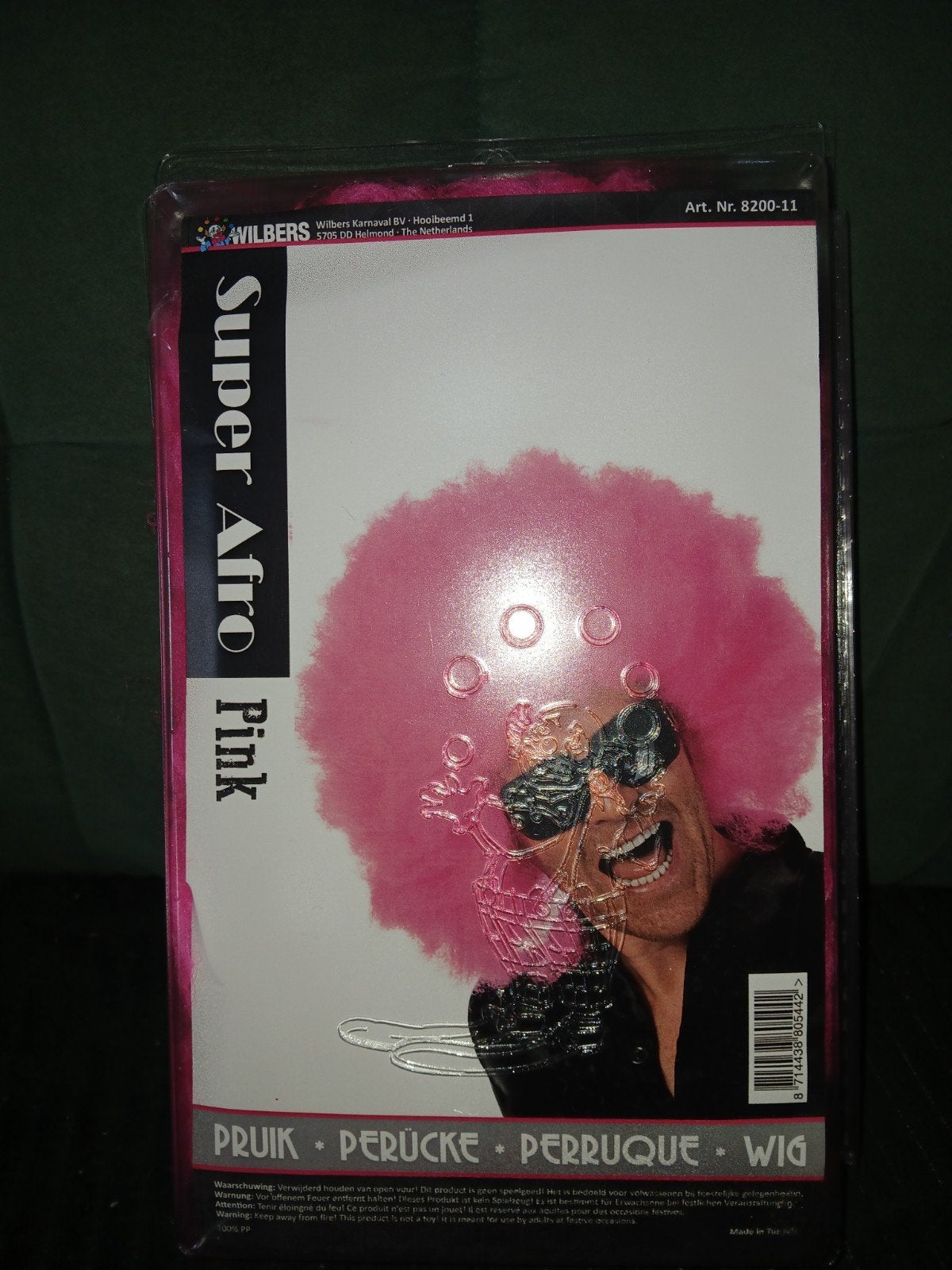 Roze pruik, Ophalen, Zo goed als nieuw, Carnaval