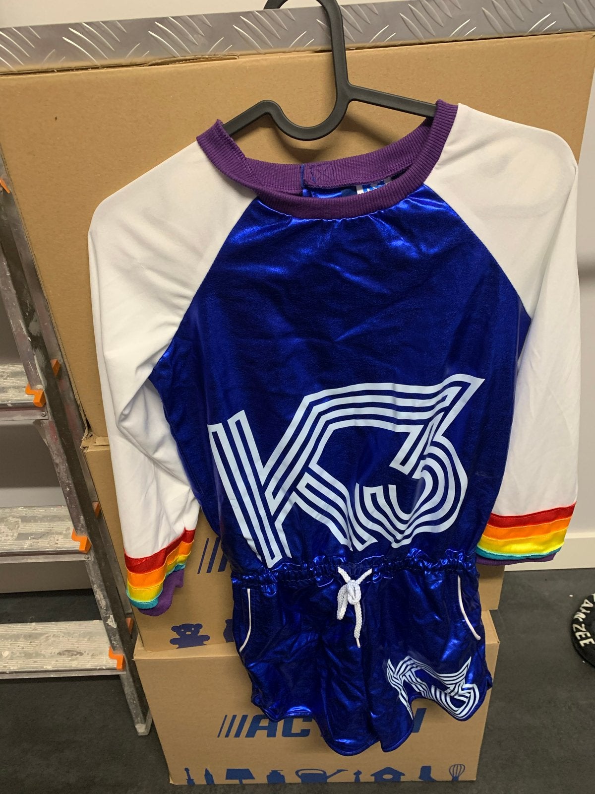 K3 verkleedpakje maat 152, Ophalen of Verzenden, Gebruikt, Meisje, Setje