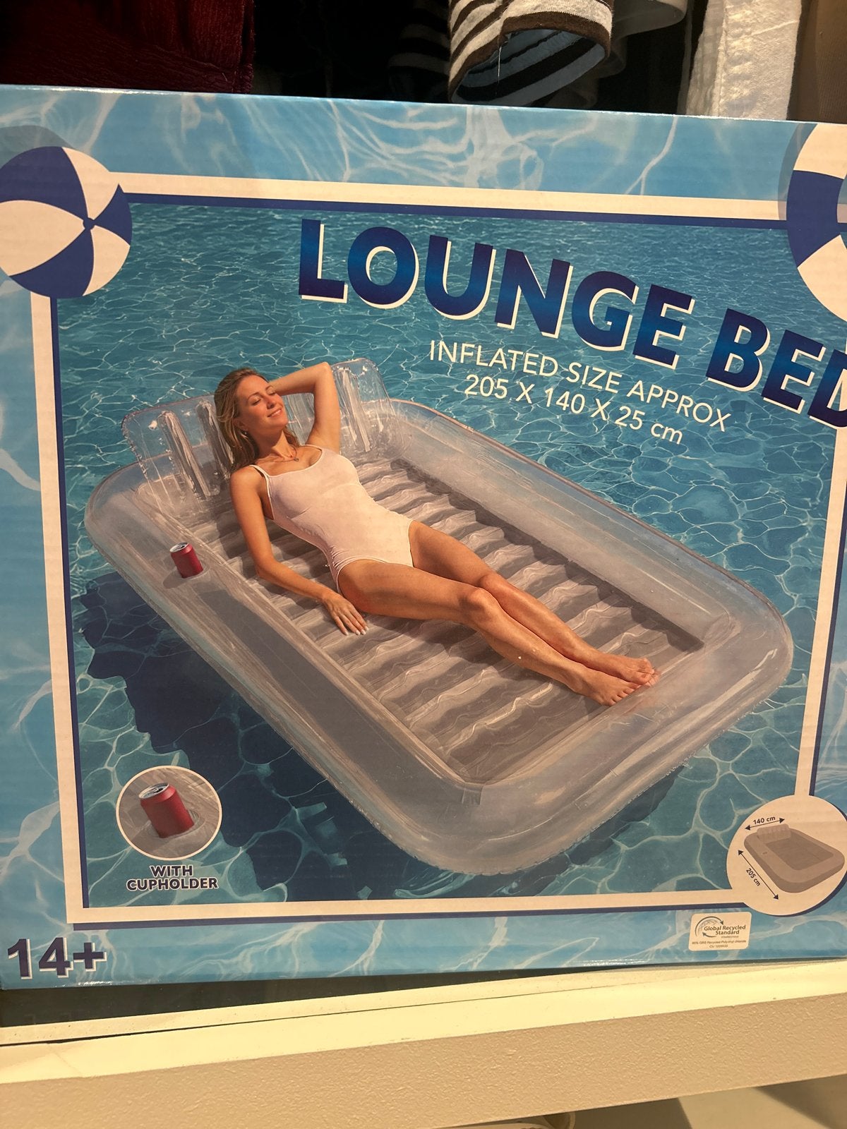 Lounge Bed Opblaasbaar, Overige typen, Nieuw, Ophalen of Verzenden, 200 tot 400 cm