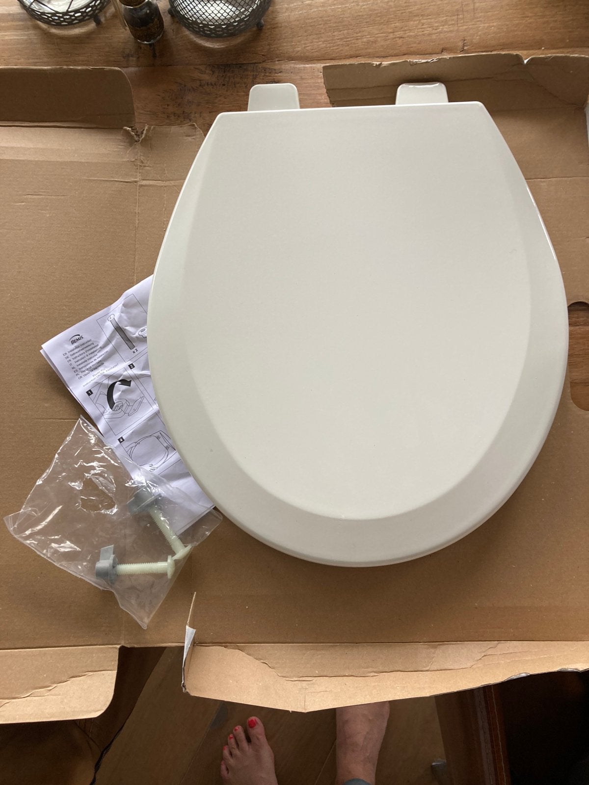 Nieuwe witte toilet bril voor een IJssel toilet, Ophalen of Verzenden, Nieuw, Kombuis en Sanitair