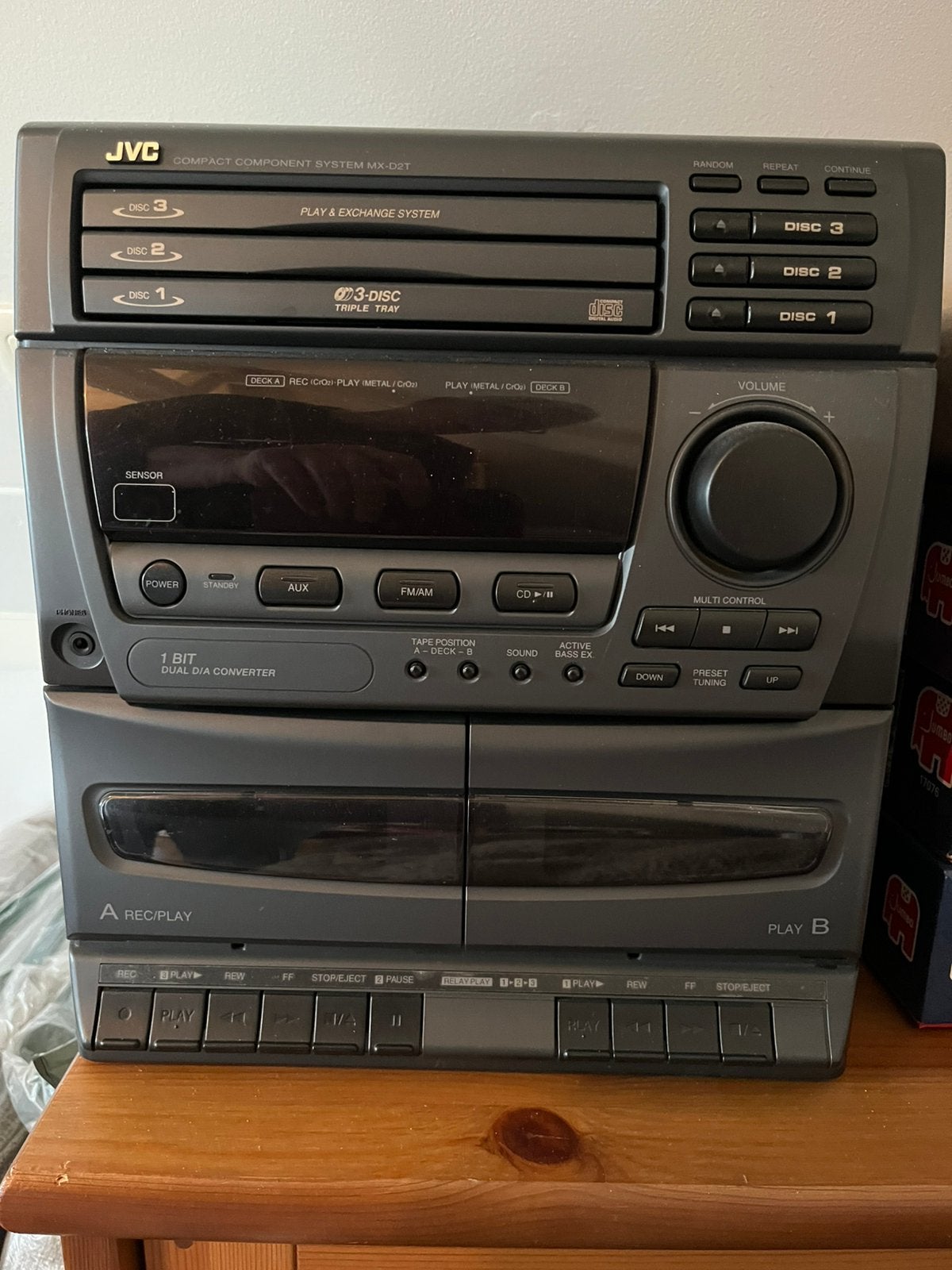 JVC torentje incl boxen, Audio, Tv en Foto, Ophalen, Gebruikt, JVC