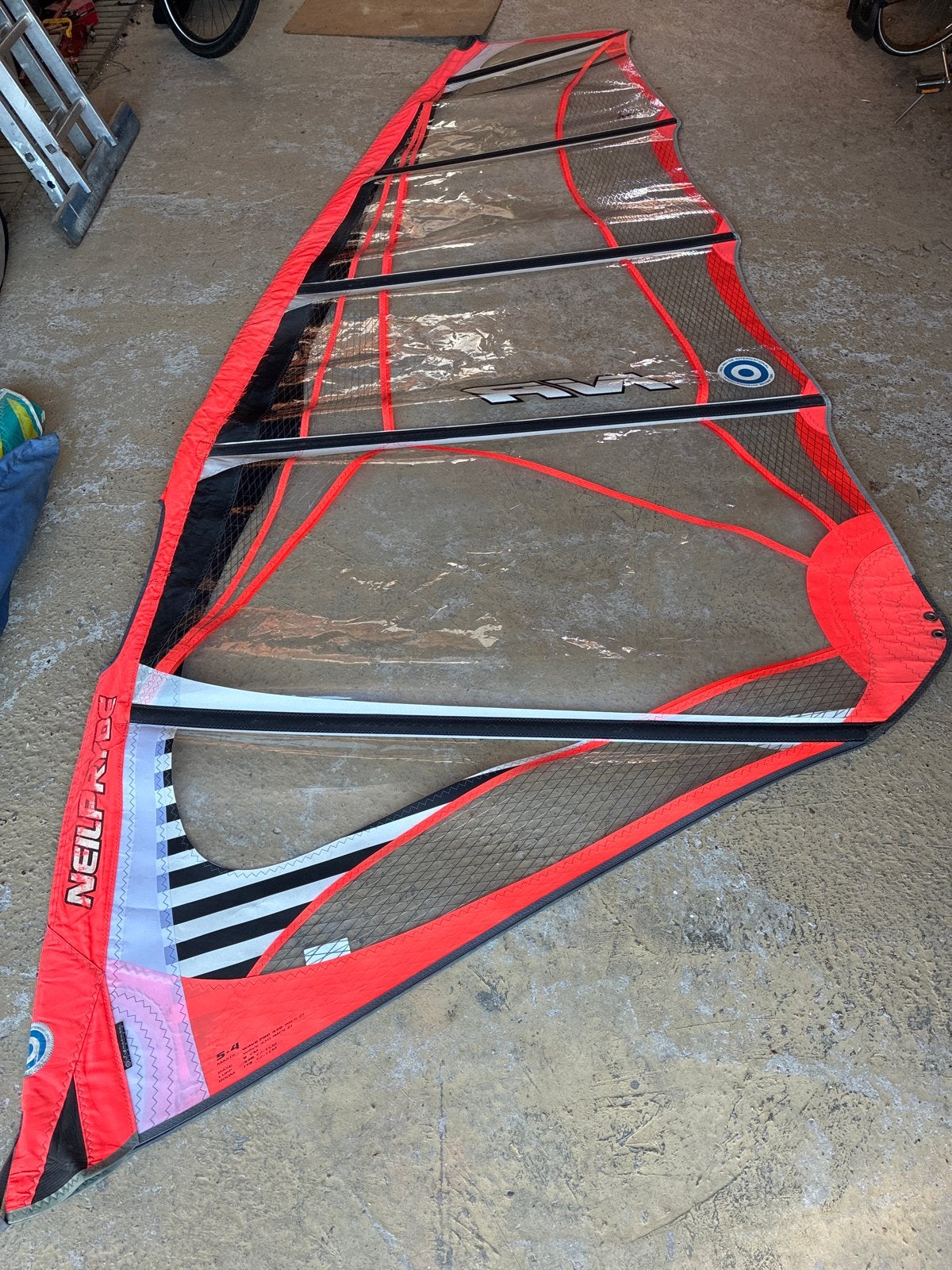 NeilPryde Windsurfzeil 5.4 m, Watersport en Boten, Ophalen of Verzenden, Gebruikt, Neilpryde, Zeil