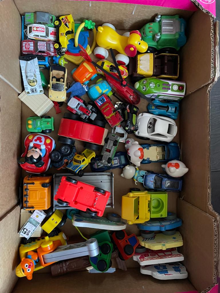 Doos vol auto’s diverse, Ophalen of Verzenden, Zo goed als nieuw