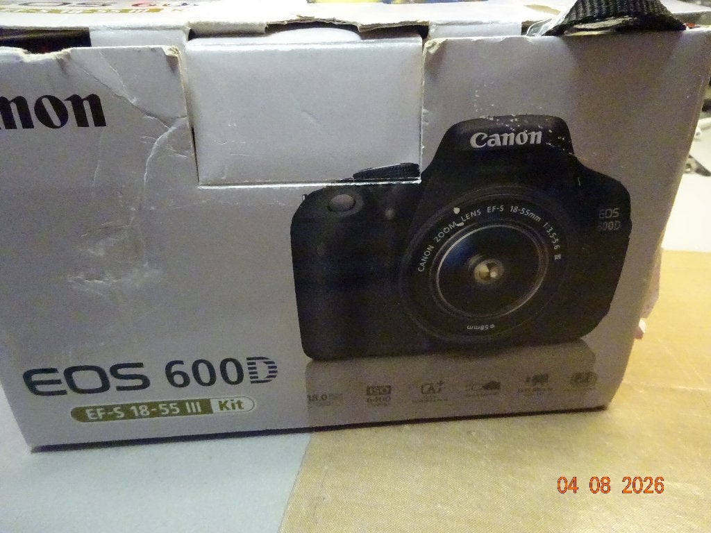 CANON 600D MET LENS 17-85//  1000 CLICKS, Spiegelreflex, Verzenden, Canon, 18 megapixels