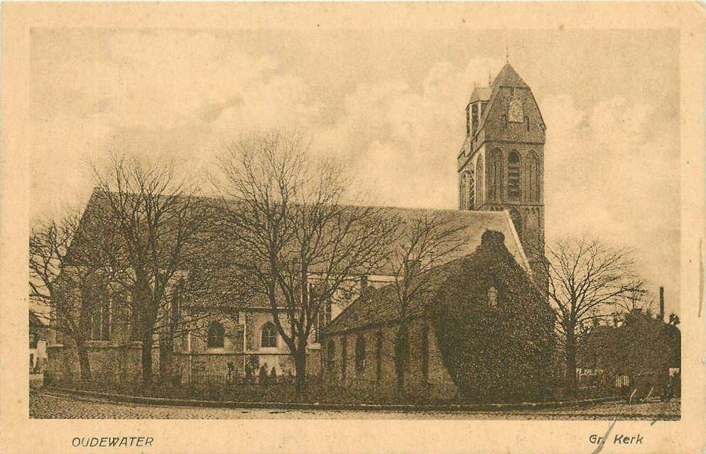 304-049-011 Oudewater Gr. Kerk, Verzenden, Voor 1920, Utrecht