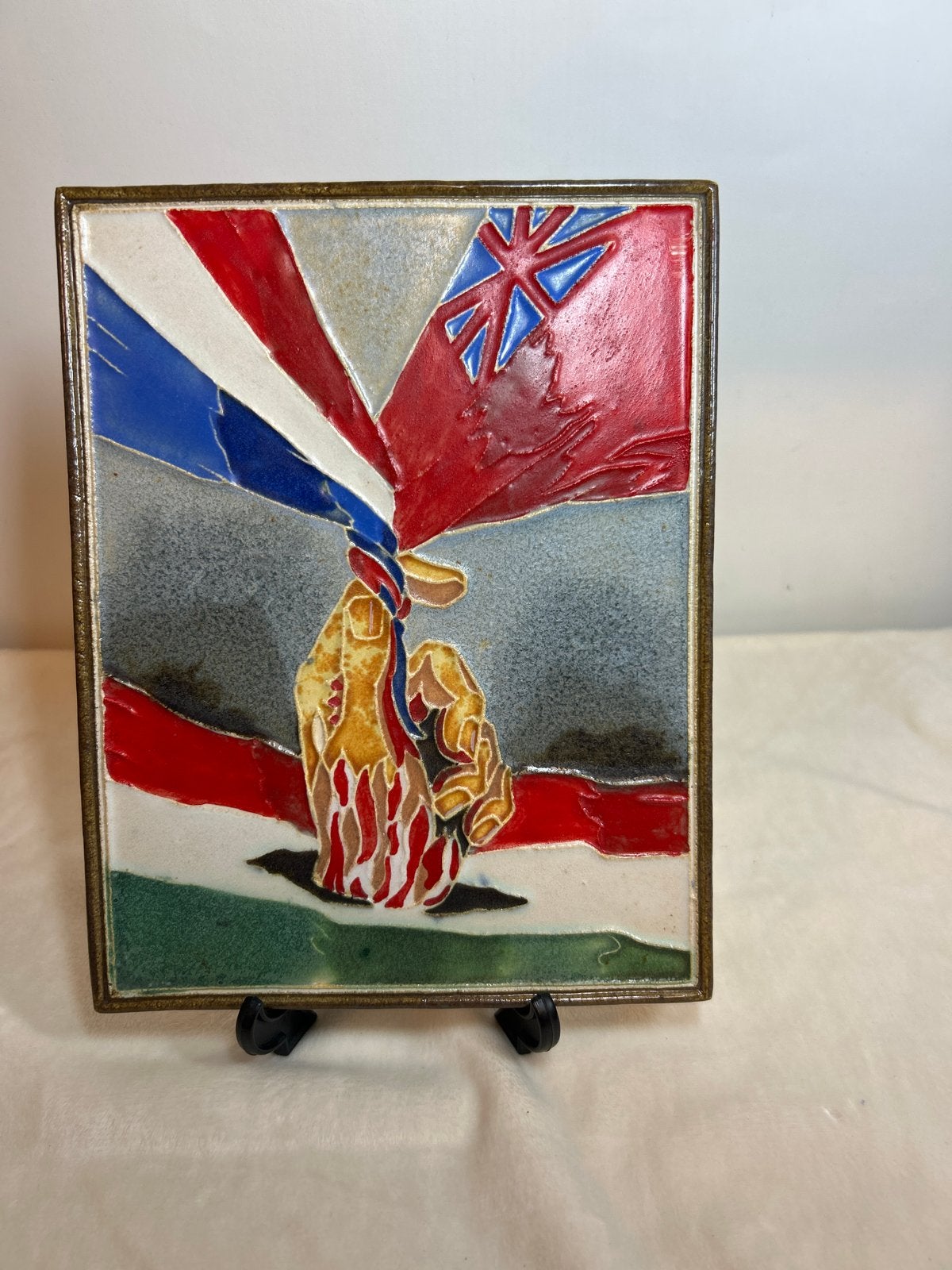 Uniek Keramisch Tegel 1956-1957- Inv. J. Mansholt, Antiek en Kunst, Ophalen of Verzenden