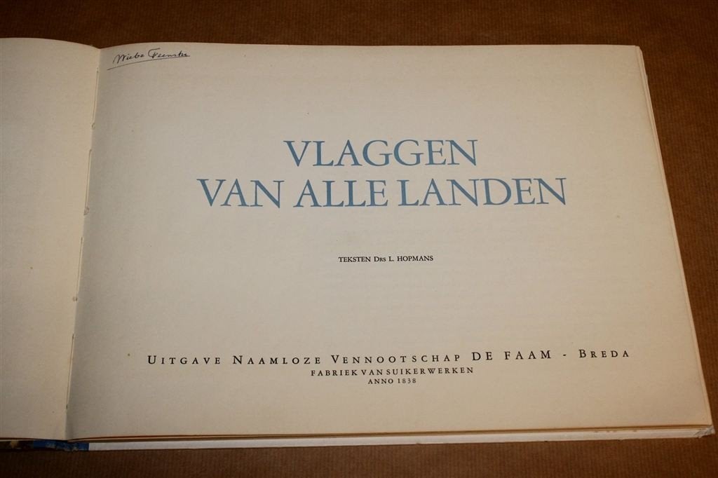 Vlaggen van Alle Landen — Compleet Plaatjesalbum De Faam, Ophalen of Verzenden, Gelezen