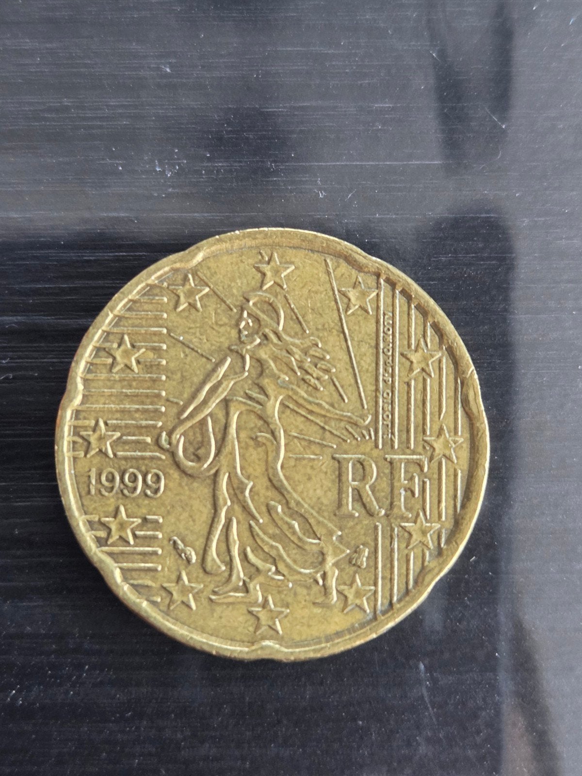 Frankrijk 20 cent 1999 RF, Postzegels en Munten, Munten | Europa | Euromunten, Ophalen of Verzenden, Frankrijk, 20 cent, Losse munt
