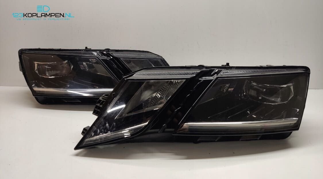 Skoda Octavia 3 5E Facelift Full Led Koplamp links rechts, Auto-onderdelen, Verlichting, Gebruikt, -, -, Ophalen of Verzenden