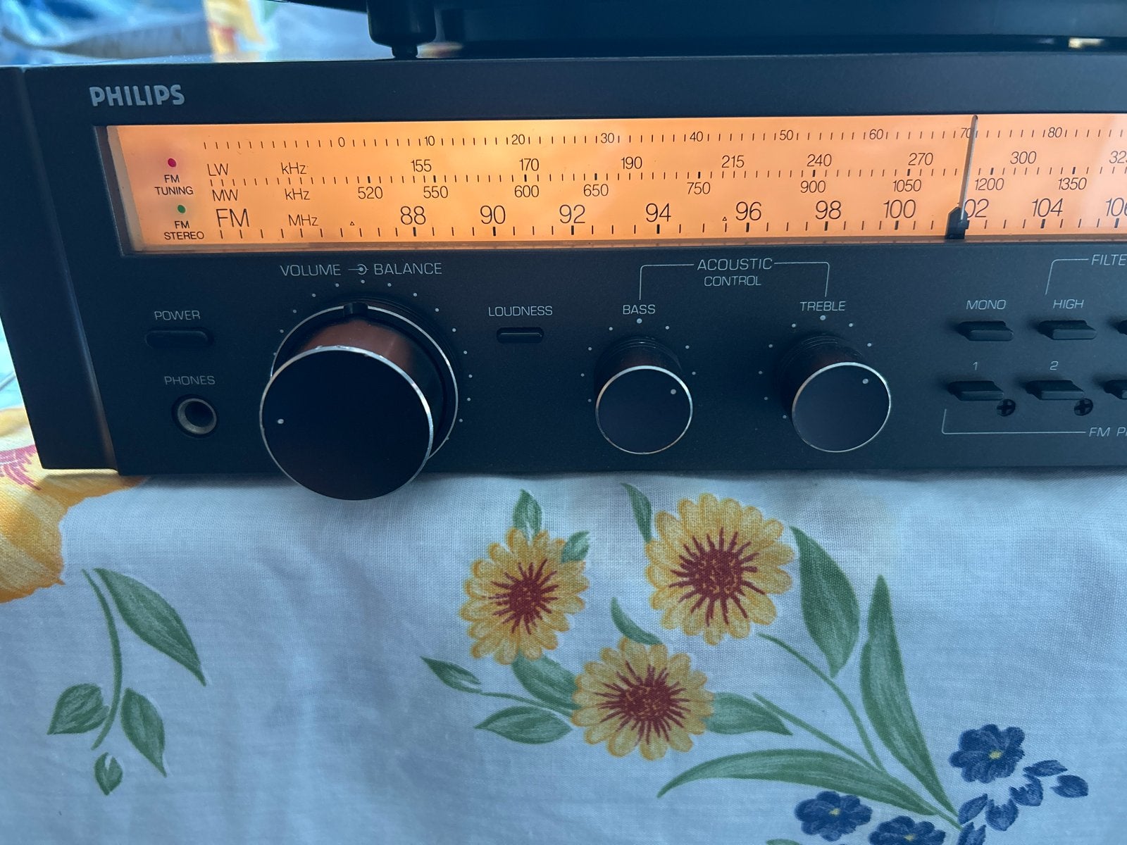 Complete Philips Hifi Set: Tuner/Versterker, Draaitafel, Box, Audio, Tv en Foto, Philips, Gebruikt, Tuner of Radio, Losse componenten
