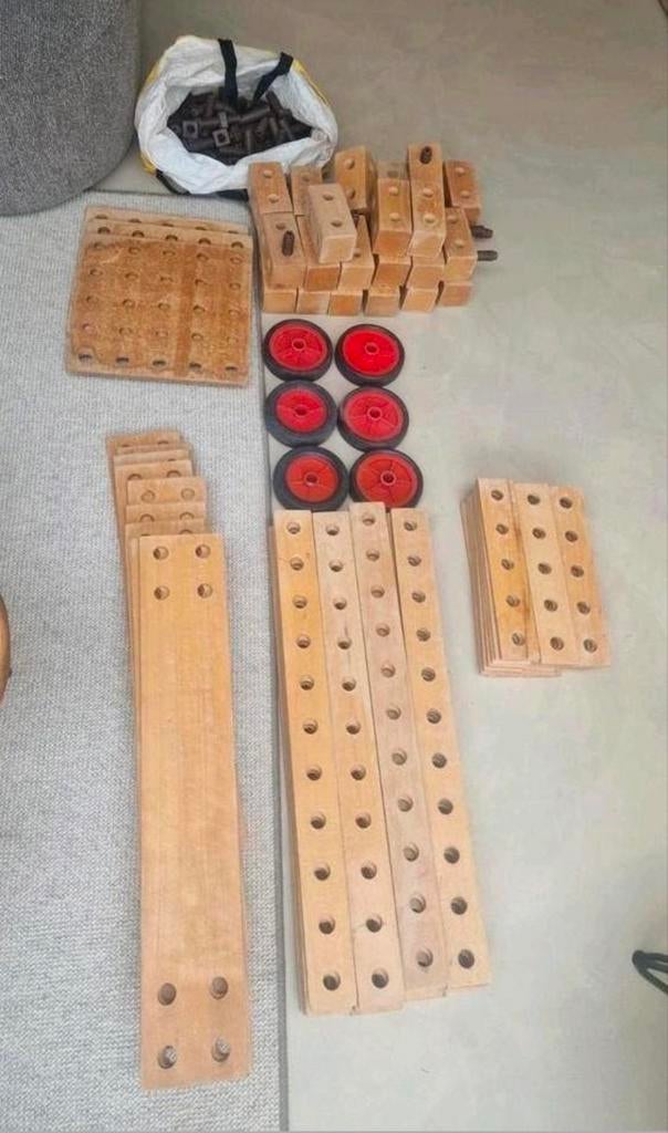 Rolf Konstruktor hout blokken school speelgoed, Kinderen en Baby's, Speelgoed | Educatief en Creatief, Ophalen