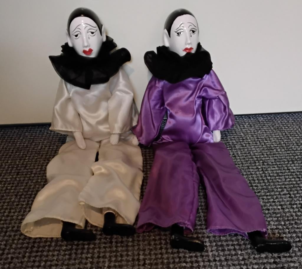Pierrot poppen, Ophalen of Verzenden