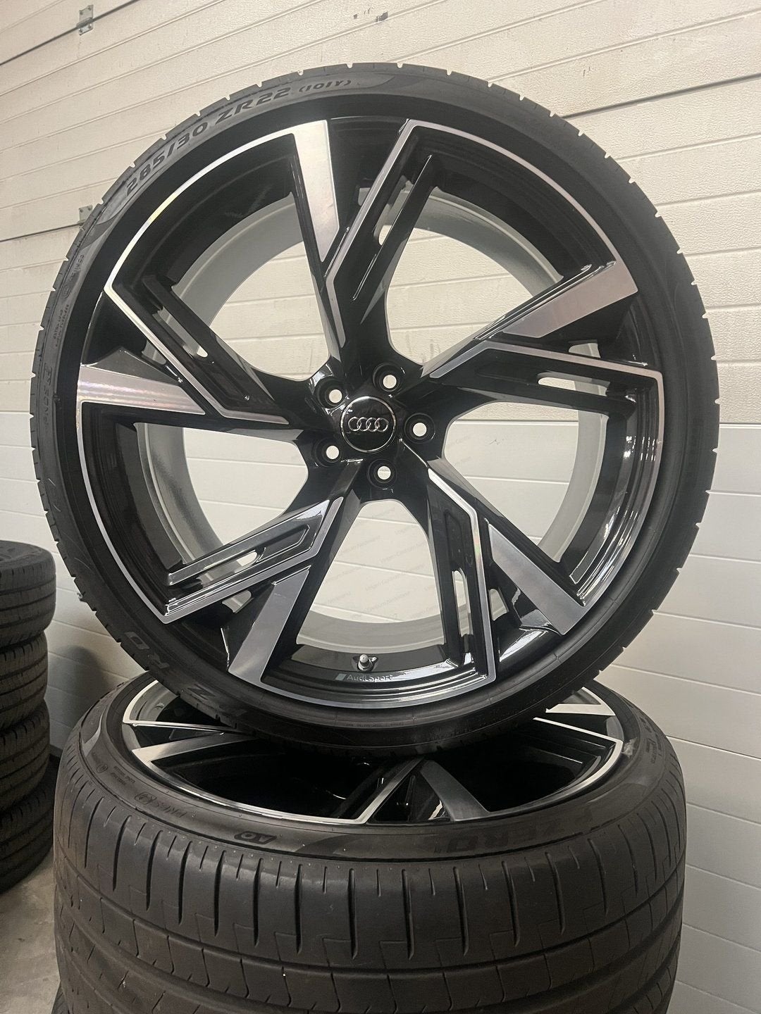 22’’ audi a6 s6 rs6 velgen zomerbanden origineel Demo set, Gebruikt, -, 285 mm, -