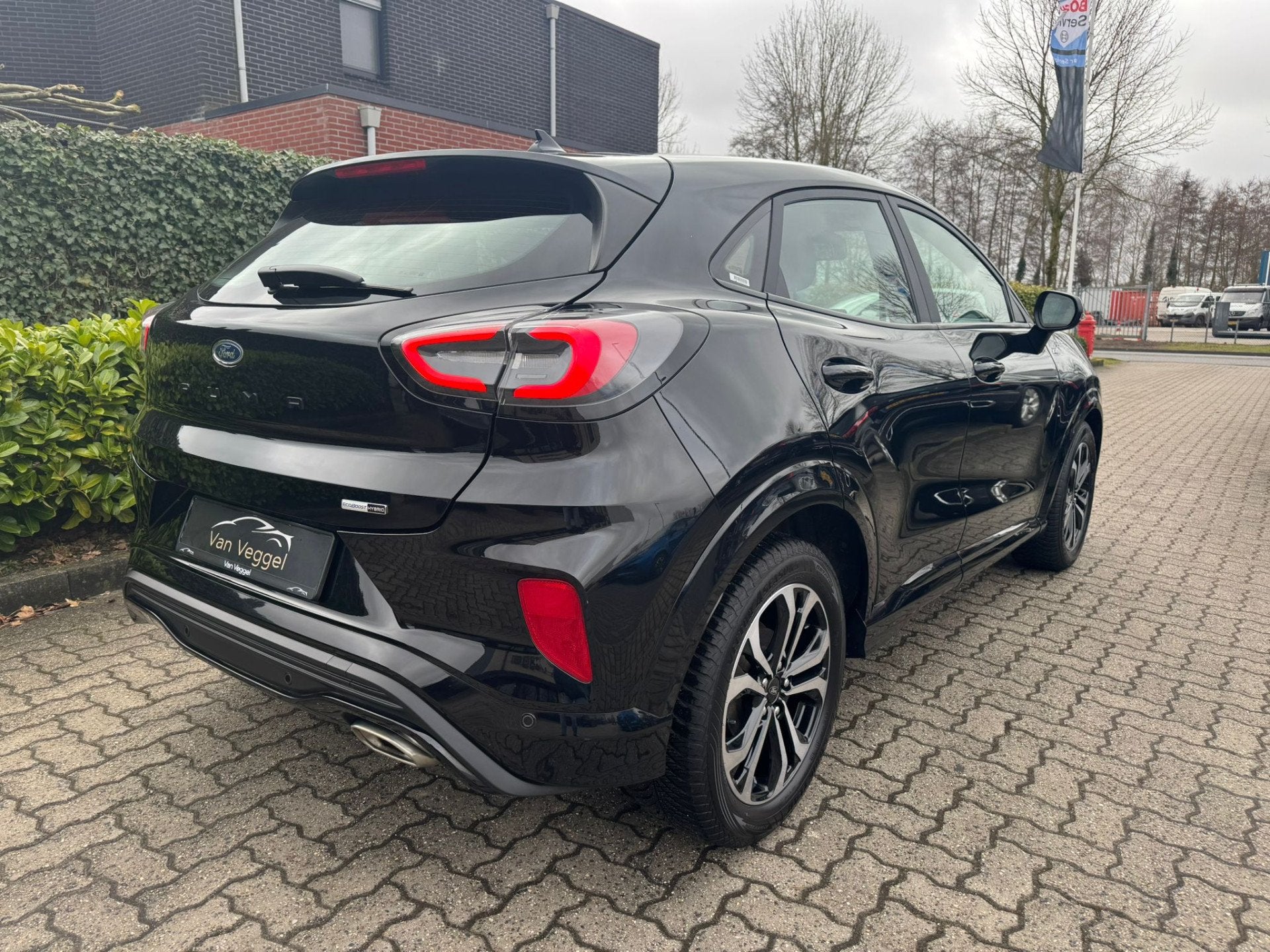 Ford Puma 1.0 EcoBoost Hybrid ST-Line virtual cockpit, stoel, Auto's, Voorwielaandrijving, Stof, Zwart, Bedrijf