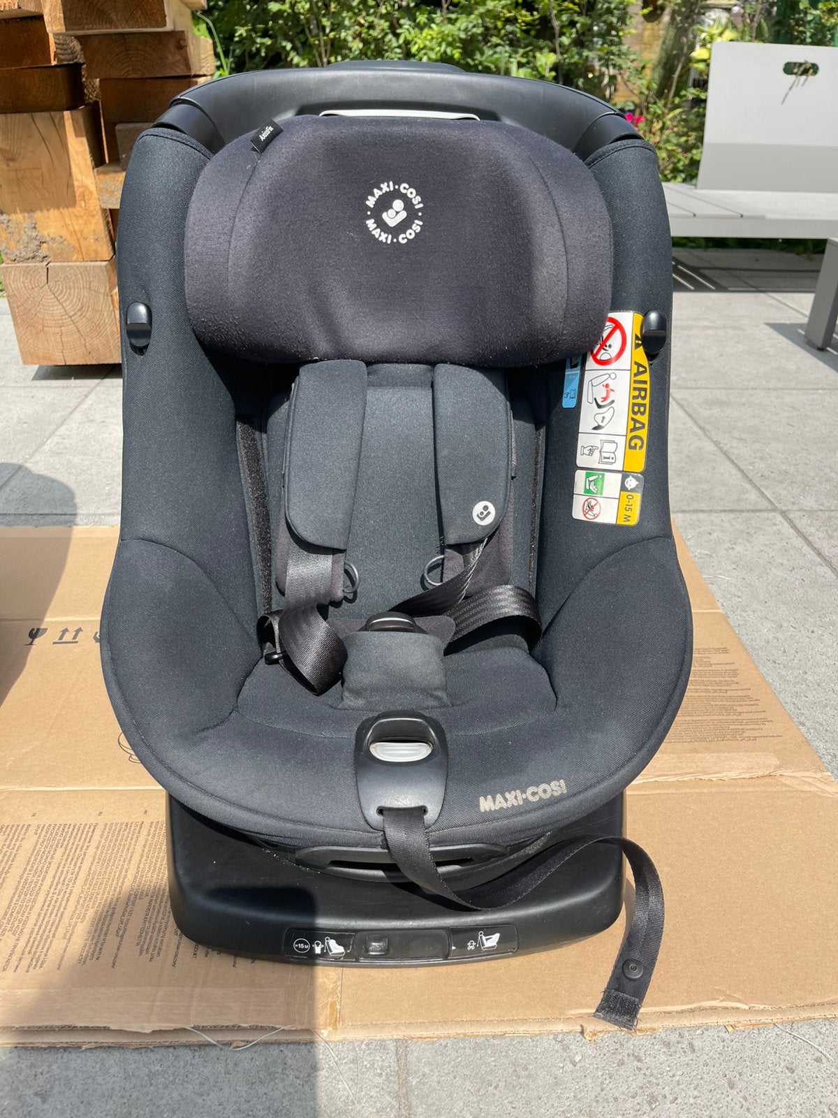2x Maxi-Cosi AxissFix 360 autostoel, Kinderen en Baby's, Ophalen, Gebruikt, 0 t/m 18 kg, Verstelbare rugleuning