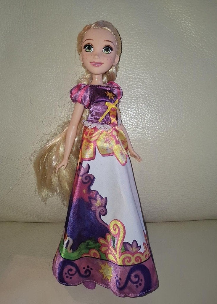 Rapunzel pop met magic jurk, Ophalen, Zo goed als nieuw, Overige typen
