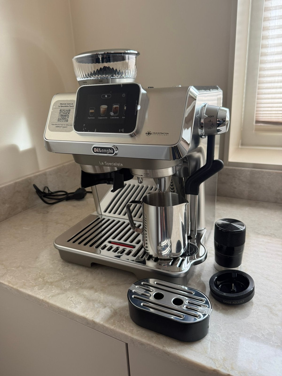De’Longhi La Specialista Touch nieuw in doos!, Ophalen of Verzenden, Nieuw, Koffiemachine, Koffiebonen