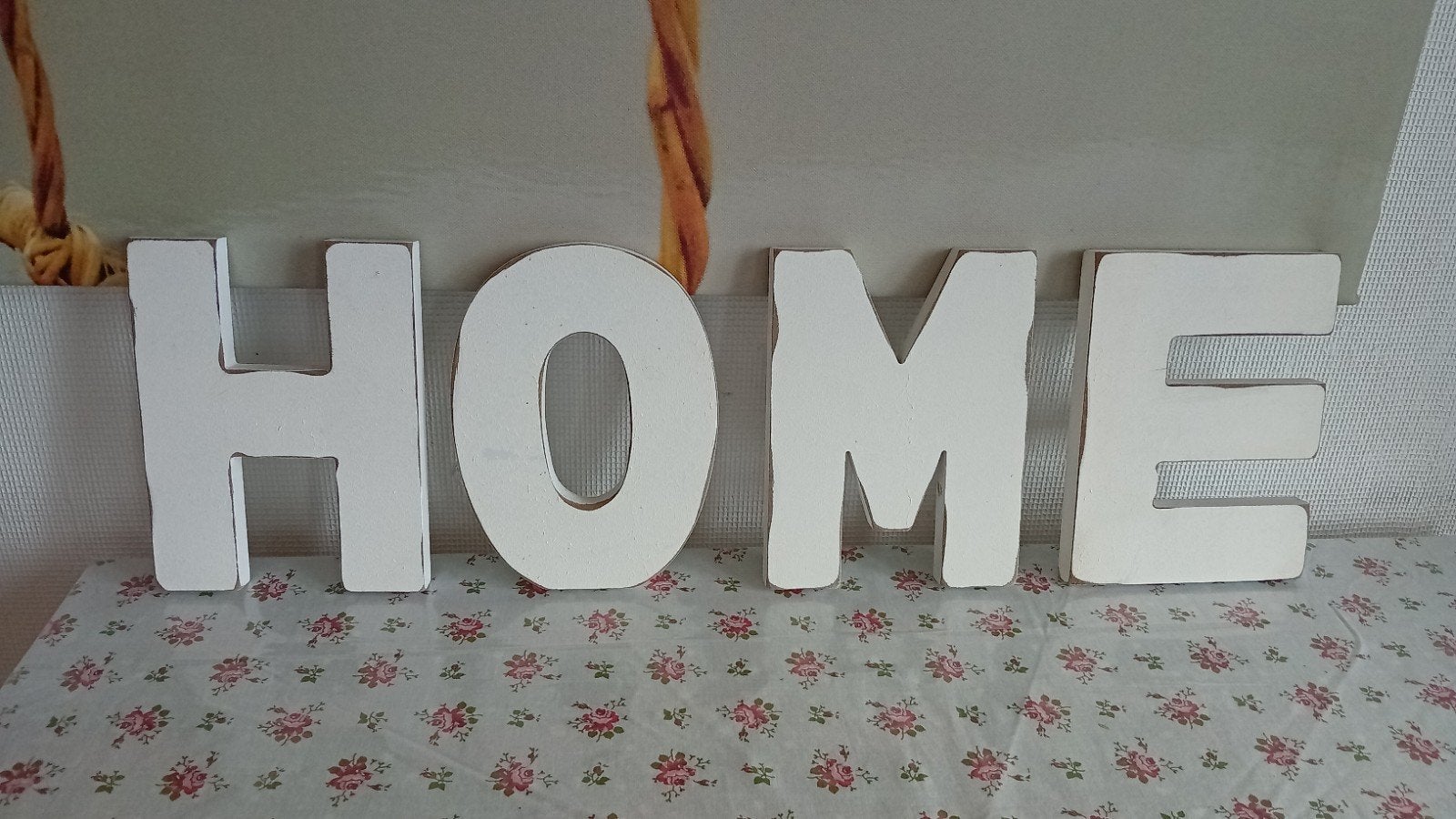 Houten Letters Home, Met ophangmogelijkheid, Ophalen of Verzenden, Zo goed als nieuw, Letters en cijfers