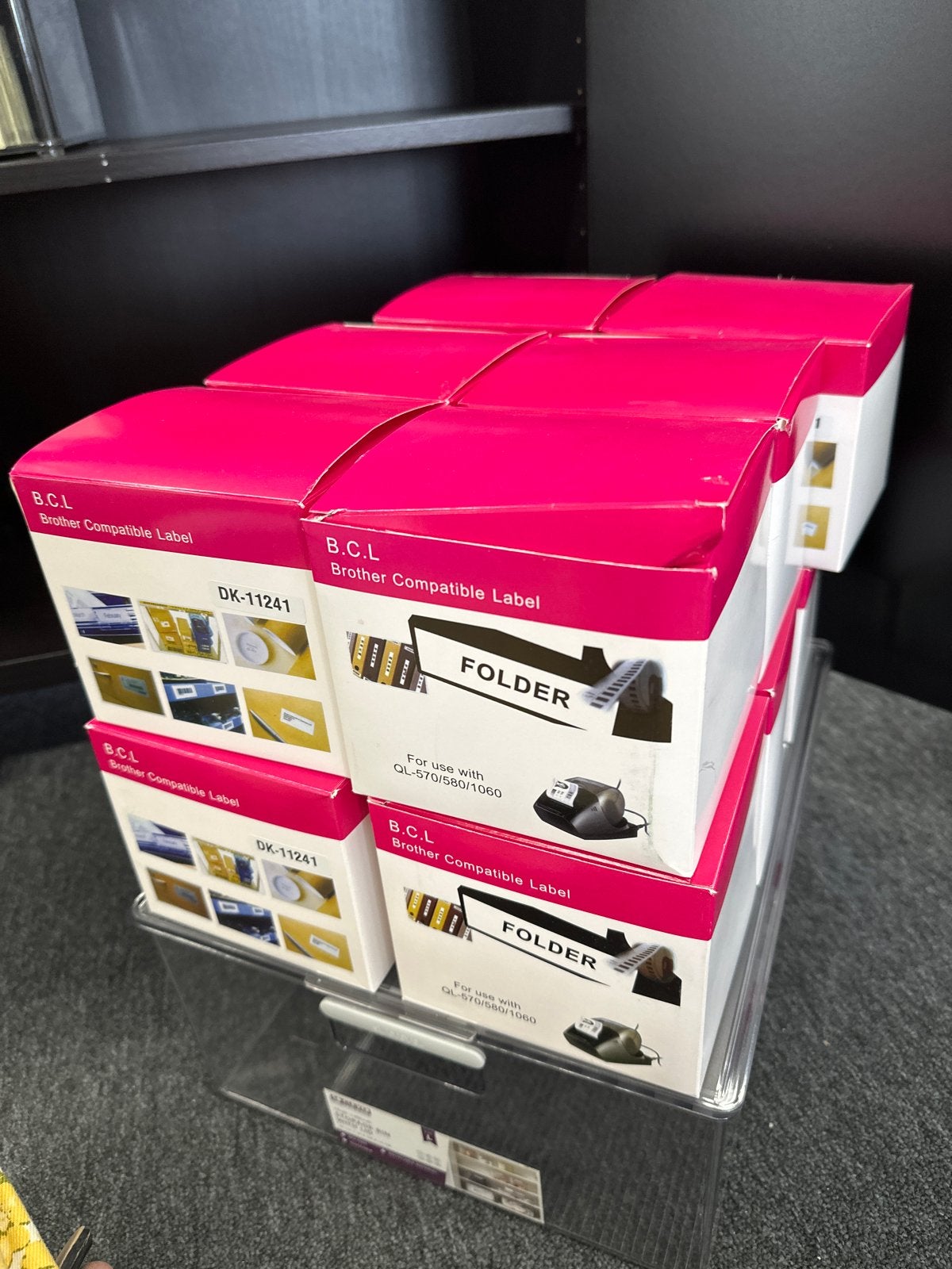 12 stuks B.C.L. DK-11241 Brother Compatible Label Rollers, Ophalen of Verzenden, Nieuw, Etiket